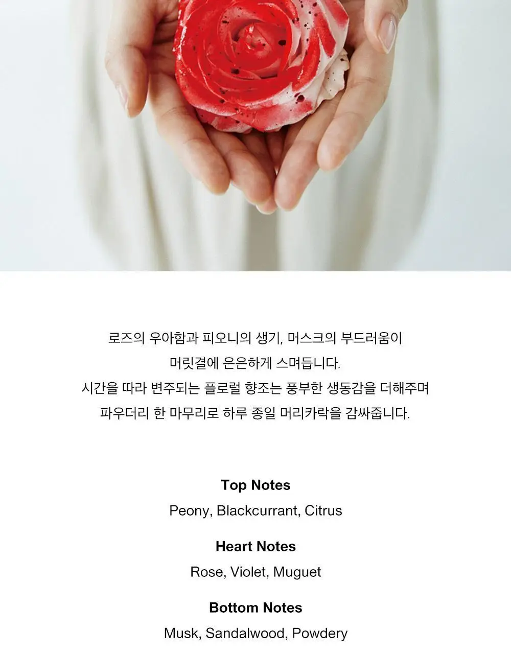 [NEW] 알보우 헤어퍼퓸 미스트 50ml 로즈 퀴르 상세페이지 7